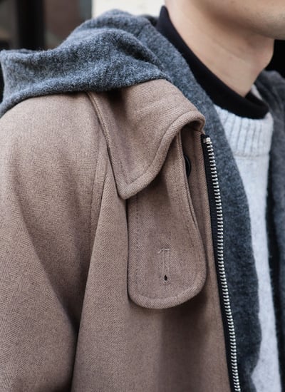 【 Giusto 】混羊毛高質感短板大衣外套4