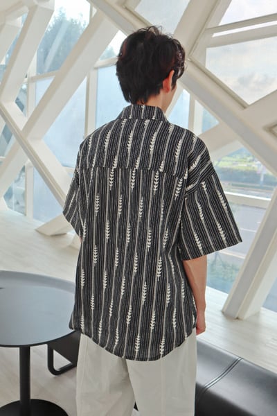 【 Giusto 】民族刺繡風提花襯衫7