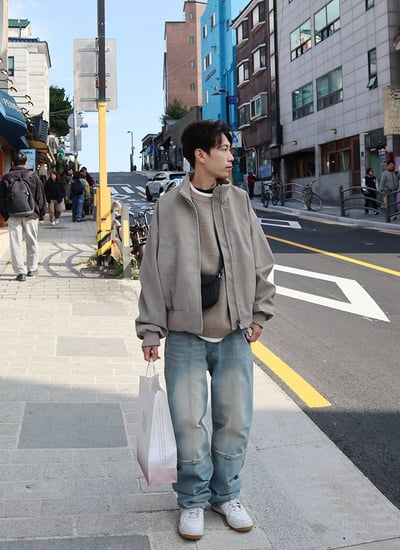 【 Giusto 】霧面麂皮後手肘抓皺厚外套6