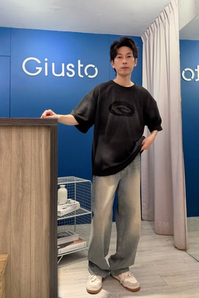 【 Giusto 】華福格漸層印圖短袖上衣7