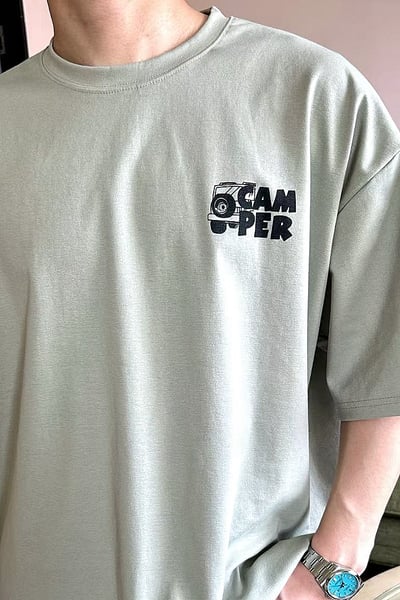 【 優惠只到05/16 】CAMPER露營印圖厚磅棉上衣6