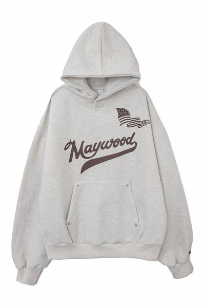 【 Giusto 】MAYWOOD內磨毛釘釦造型連帽上衣1