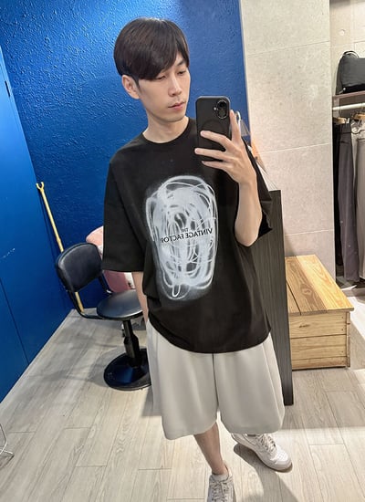 【 Giusto 】漩渦印圖簡約圖t5