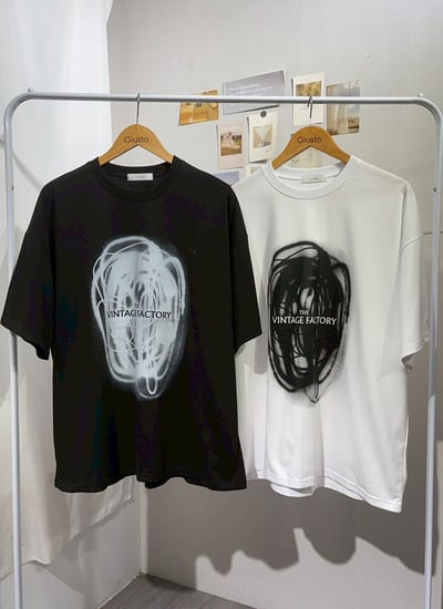 【 Giusto 】漩渦印圖簡約圖t3