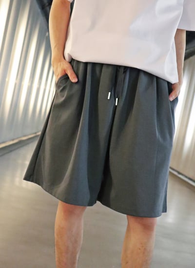 【 Giusto 】熱銷款｜高磅數衣襬開衩套裝 《 短褲 》5