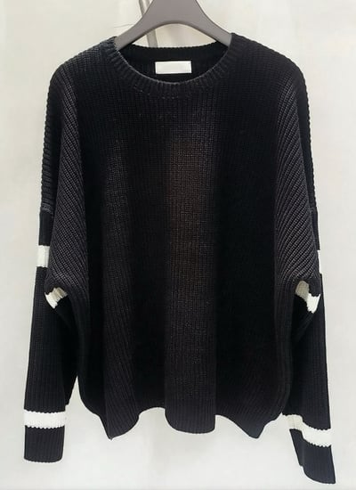 【 Giusto 】配色條紋袖針織上衣10