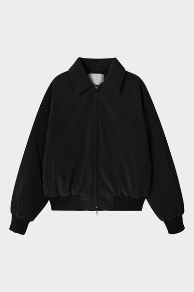 【 Giusto 】絲光麂皮手肘抓褶內鋪棉外套5