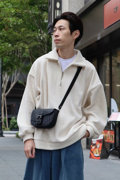 【 Giusto 】燈芯絨拉鍊大翻領上衣5