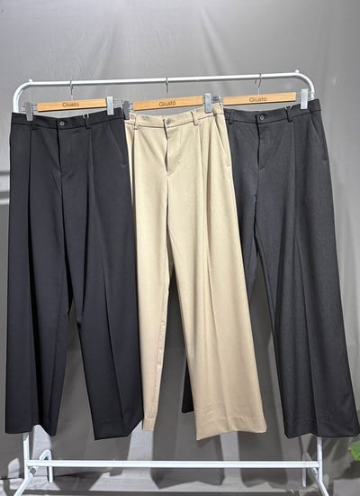 【 Giusto 】前抓皺修身西裝褲 熱賣款8