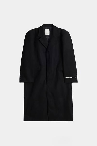 【 Giusto 】手袖布標高質感長版大衣7