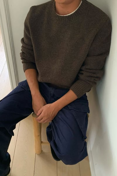 【 Giusto 】混羊毛柔軟親膚針織上衣1