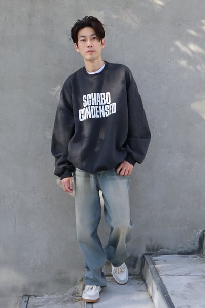 【 Giusto 】內磨毛簡約英字大學T6