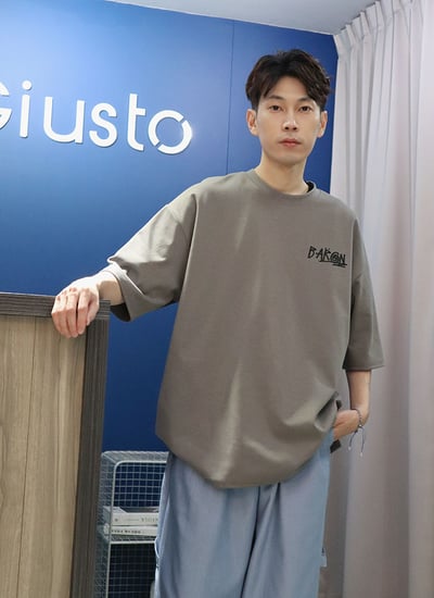 【 Giusto 】質感不易皺高磅數棉短袖上衣8