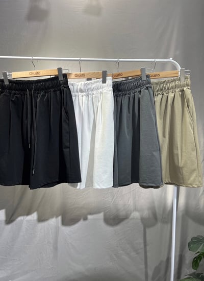 【 Giusto 】熱銷款｜高磅數衣襬開衩套裝 《 短褲 》4