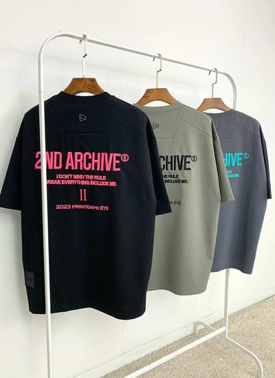 Giusto 韓國空運 前反光後刺繡短袖上衣6