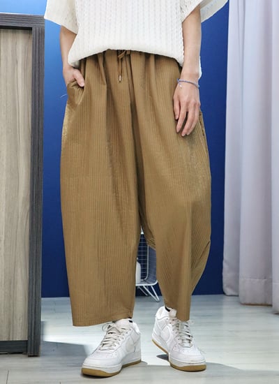 【 Giusto 】輕薄涼感泡泡棉老爺褲3