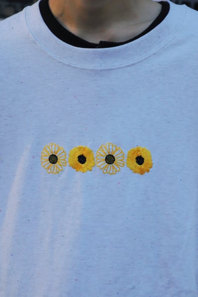 【 Giusto 】雛菊刺繡短袖上衣5