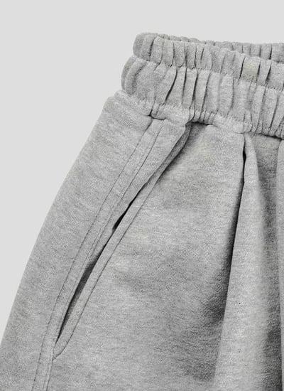 【 Giusto 】前抓皺側邊線條寬鬆棉寬褲4