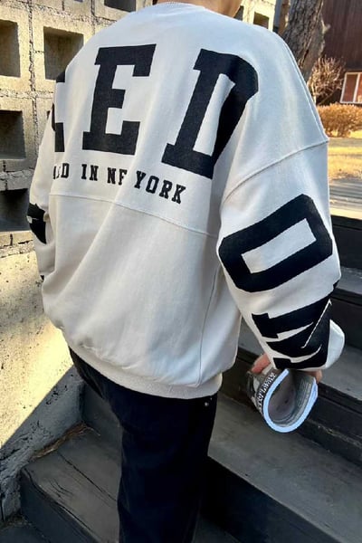 【 Giusto 】背後英字印圖設計大學T3