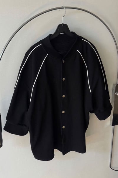 【 Giusto 】白色線條運動風外搭外套3