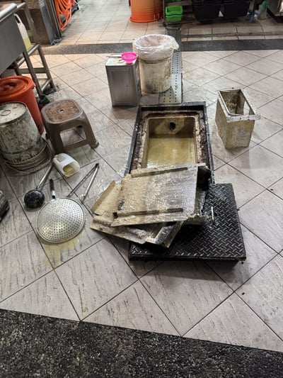 水刀通管｜楠梓火雞肉飯｜餐廳排水｜高雄通管推薦1