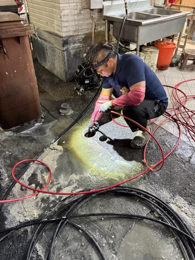 水刀通管｜楠梓火雞肉飯｜餐廳排水｜高雄通管推薦5