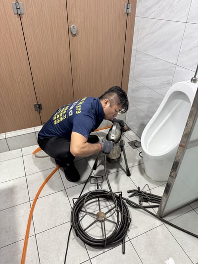 水刀通管｜男廁阻塞-內視鏡通管｜大社區嘉保路｜ 人氣推薦高雄通管2