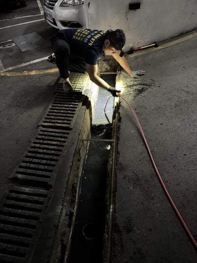 水刀通管｜地下車道排水管｜高雄通管3
