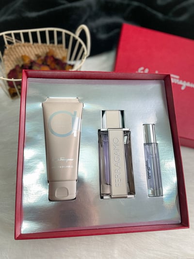 FERRAGAMO菲常風格男性淡香水禮盒1