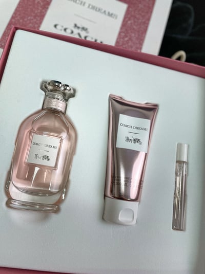 COACH 逐夢女性淡香精禮盒(淡香精90+淡香精7.5+身體乳100)3