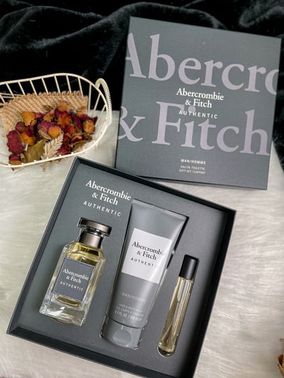 Abercrombie & Fitch A&F Authentic 真我男性淡香水禮盒組1