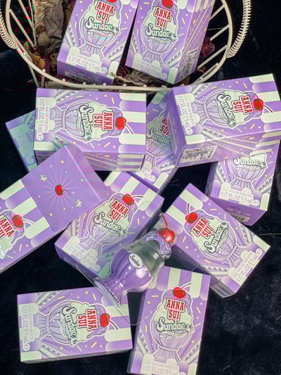 Anna Sui 安娜蘇 果漾聖代女性淡香水-戀愛紫檸 5ML3