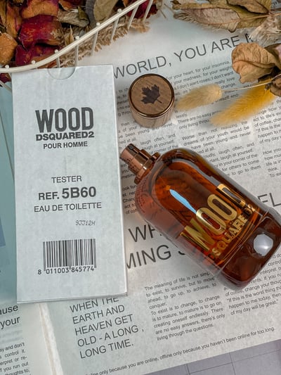 DSQUARED2 WOOD 天性 男性淡香水 TESTER 100ML（專櫃福利品包裝）4