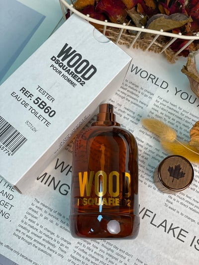 DSQUARED2 WOOD 天性 男性淡香水 TESTER 100ML（專櫃福利品包裝）2