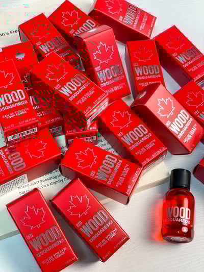 Dsquared2 Red Wood 心動紅女性淡香水 5ML4