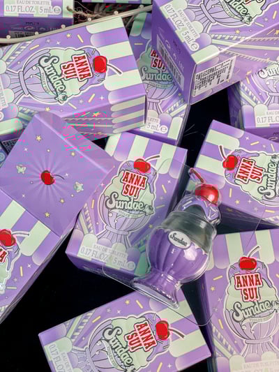 Anna Sui 安娜蘇 果漾聖代女性淡香水-戀愛紫檸 5ML4