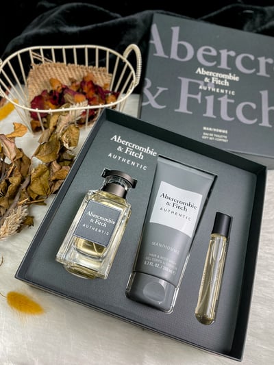 Abercrombie & Fitch A&F Authentic 真我男性淡香水禮盒組3