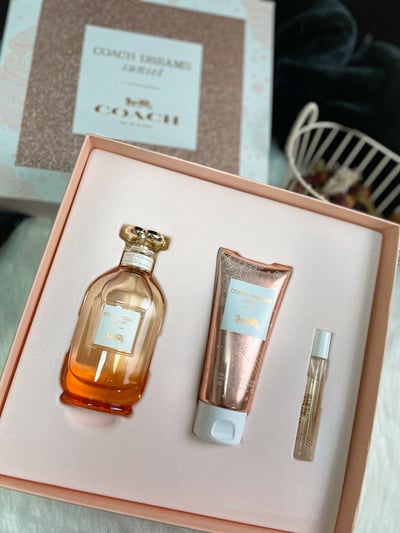 COACH Dreams 逐夢暮光淡香精禮盒 (淡香精90ml+7.5ml+身體乳100ml)3