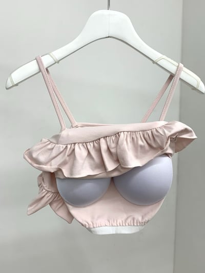 ♡正韓♡女團風不規則細肩braTop11