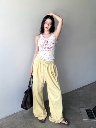 ♡正韓♡櫻桃夏日風情海洋背心5