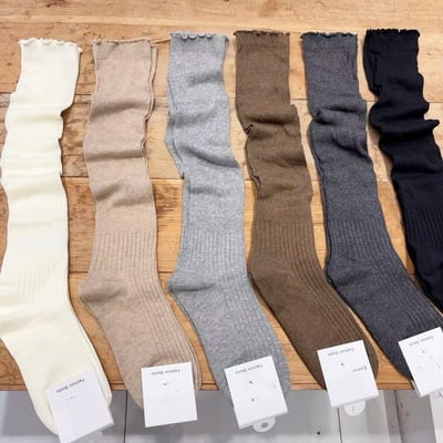 ♡正韓♡木耳邊膝下襪2