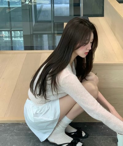 ♡正韓♡夏日涼感素色坑條襪9