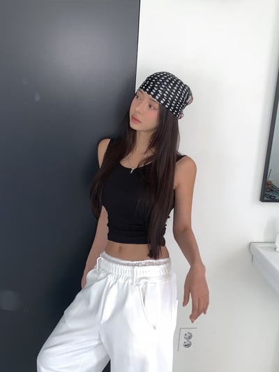♡正韓♡後簍空露背扭結bra上衣4
