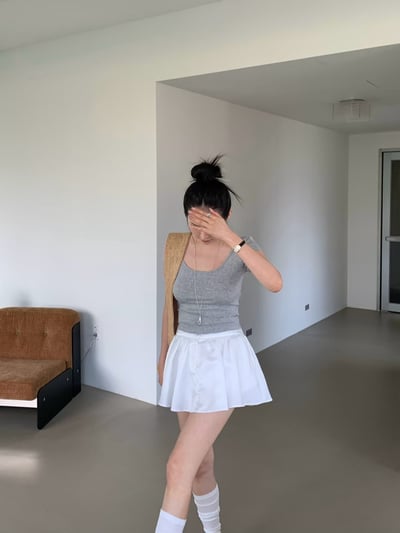 ♡正韓♡月光後鬆緊傘裙3