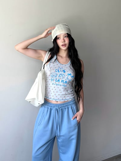 ♡正韓♡櫻桃夏日風情海洋背心10