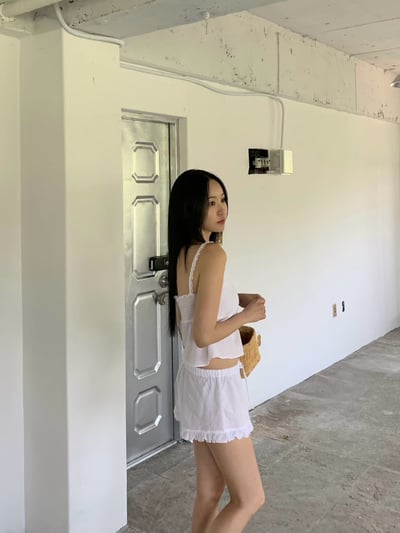 ♡正韓♡蕾絲細肩花邊短褲Set5