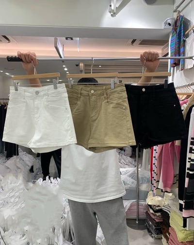 ♡正韓♡百搭雙口袋短褲12