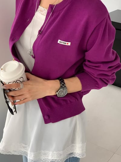 ♡正韓♡Butter標籤圓釦小外套11