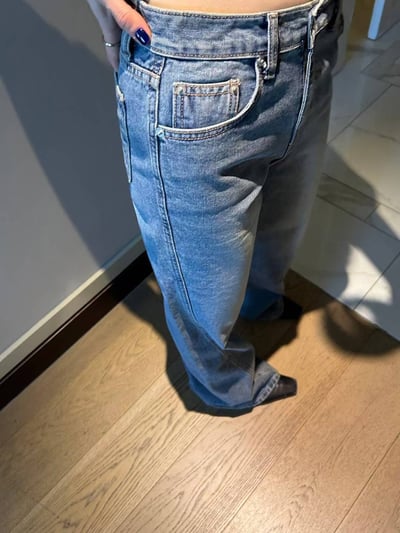 ♡正韓♡復古刷色牛仔褲4