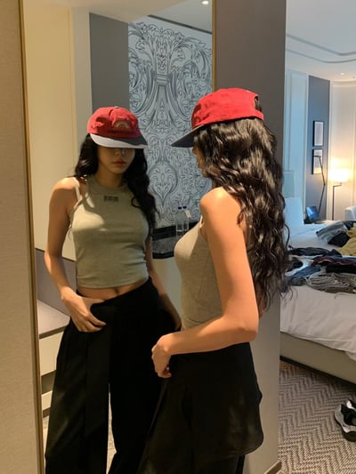 ♡正韓♡美式條碼肩帶背心10